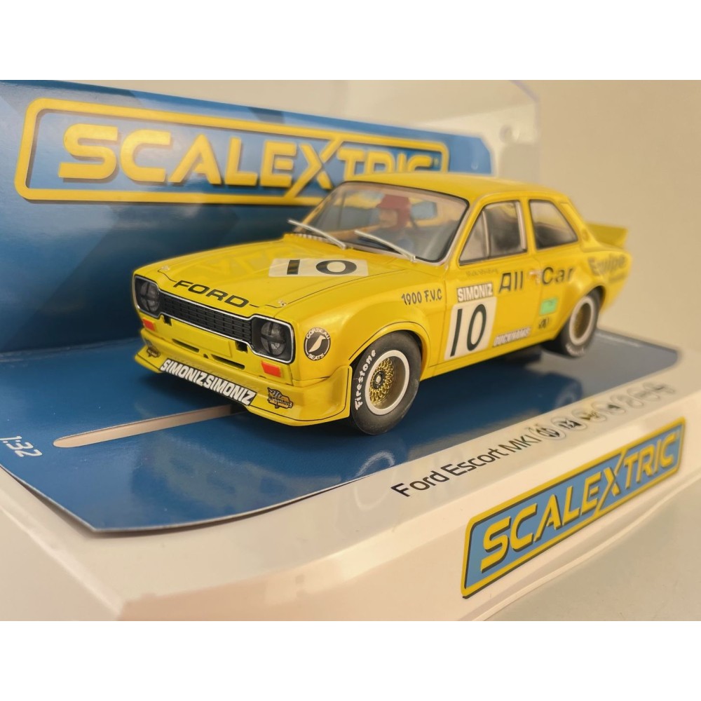 Scalextric C4590 Ford Escort MK1 – All Car Equipe – Nick Whiting Slot Car 1:32 Scale