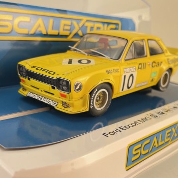 Scalextric C4590 Ford Escort MK1 – All Car Equipe – Nick Whiting Slot Car 1:32 Scale