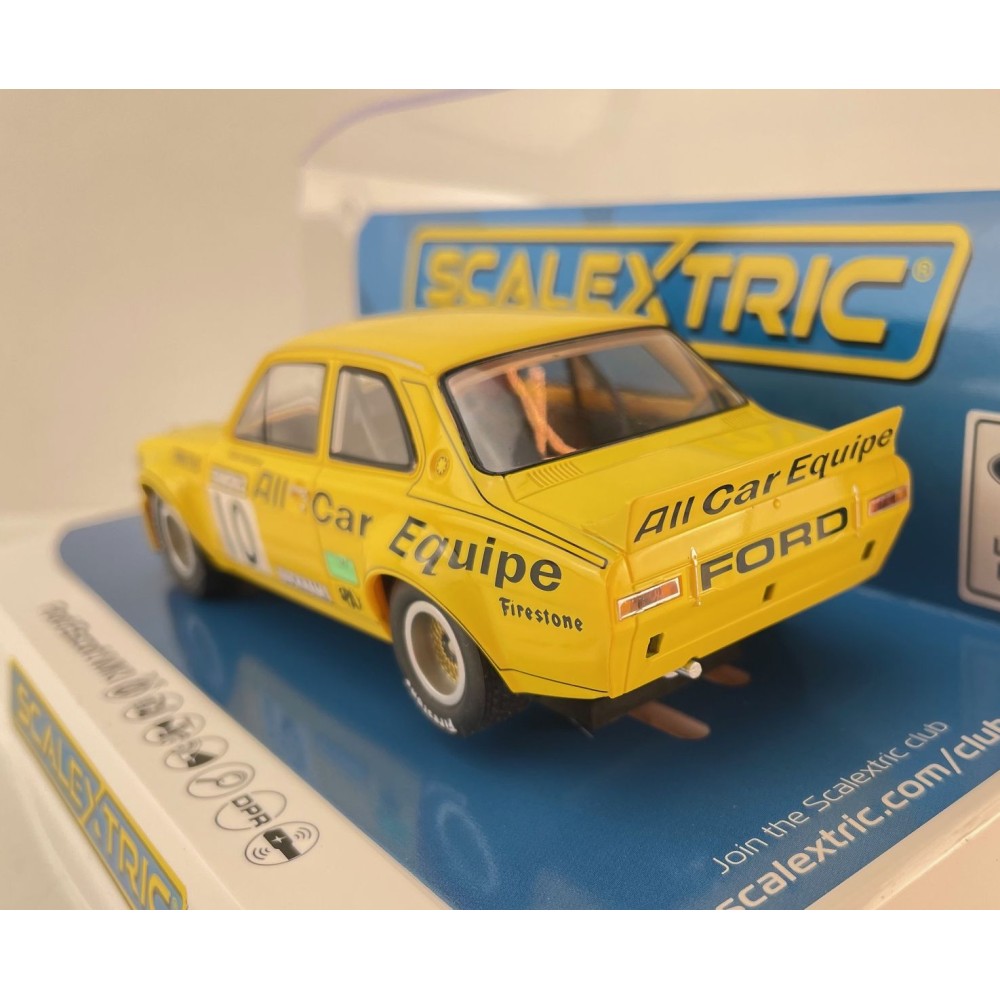 Scalextric C4590 Ford Escort MK1 – All Car Equipe – Nick Whiting Slot Car 1:32 Scale