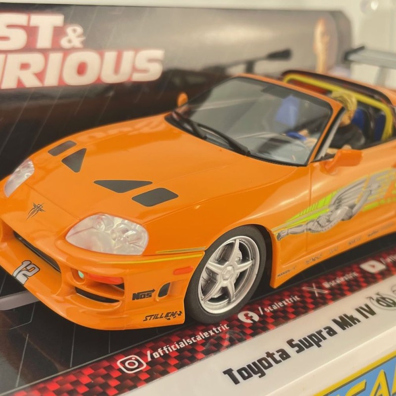 Scalextric C4591 Toyota Supra Brian O'Conner  - The Fast And The Furious Slot Car 1:32 Scale