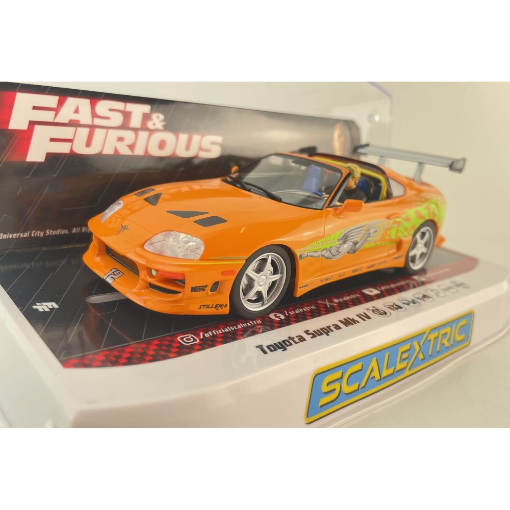 Scalextric C4591 Toyota Supra Brian O'Conner  - The Fast And The Furious Slot Car 1:32 Scale