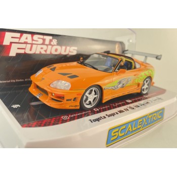 Scalextric C4591 Toyota Supra Brian O'Conner  - The Fast And The Furious Slot Car 1:32 Scale