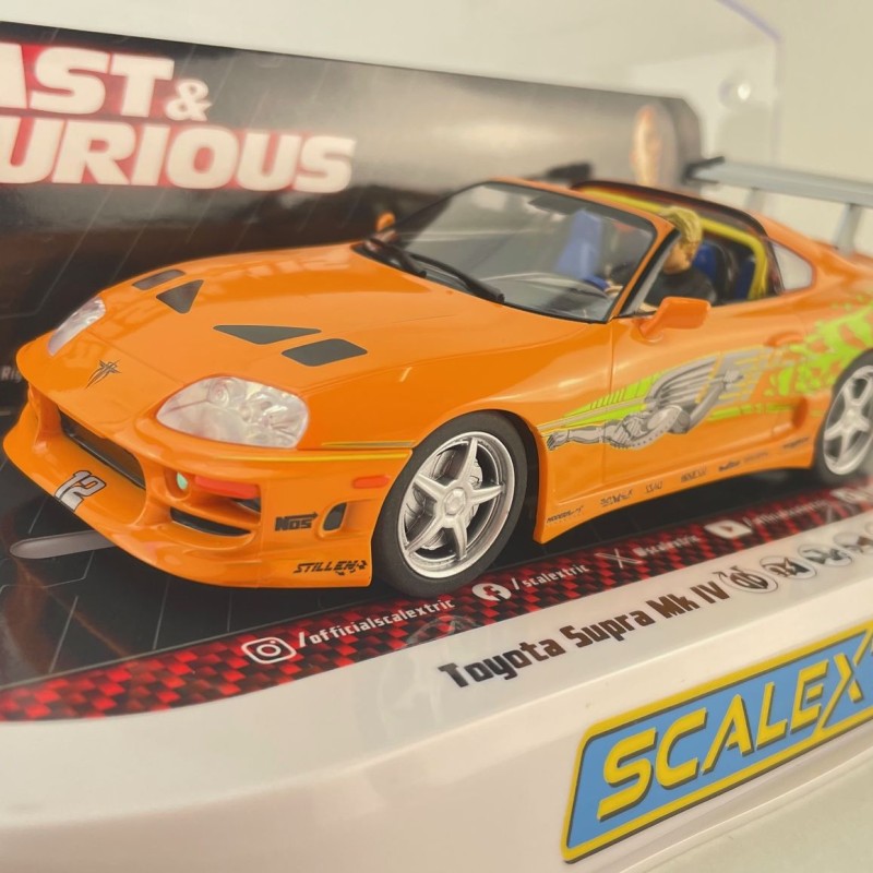 Scalextric C4591 Toyota Supra Brian O'Conner  - The Fast And The Furious Slot Car 1:32 Scale