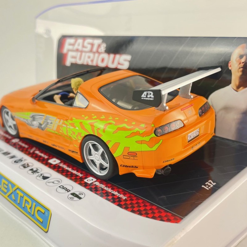 Scalextric C4591 Toyota Supra Brian O'Conner  - The Fast And The Furious Slot Car 1:32 Scale