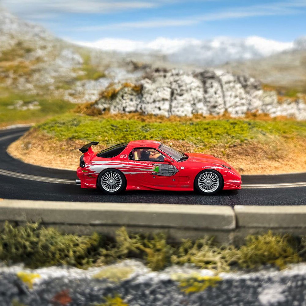 Scalextric C4592 Mazda RX7 - Dom Turetto - The Fast And The Furious Slot Car 1:32 Scale