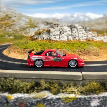 Scalextric C4592 Mazda RX7 - Dom Turetto - The Fast And The Furious Slot Car 1:32 Scale