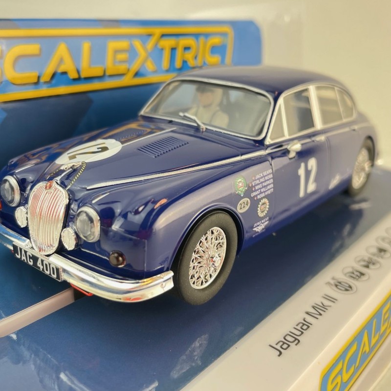 Scalextric C4596 Jaguar MK2 - Grant Williams Racing Slot Car 1:32 Scale