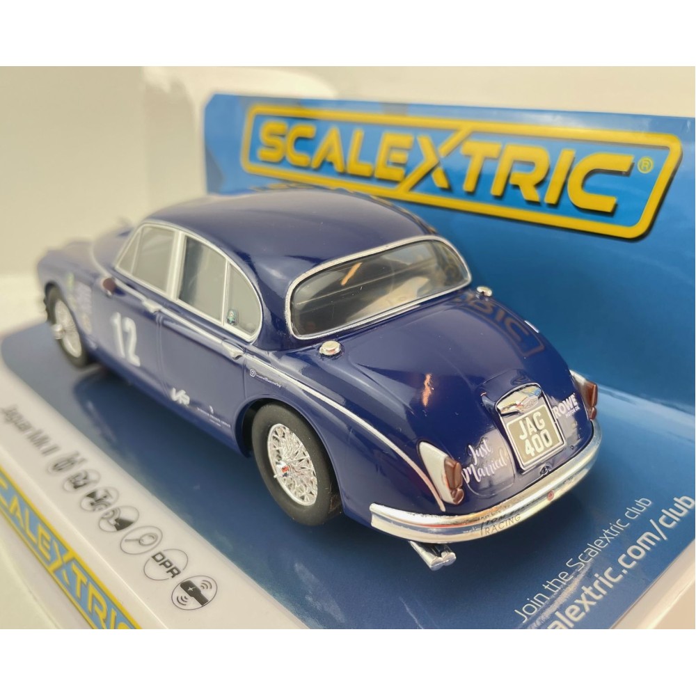 Scalextric C4596 Jaguar MK2 - Grant Williams Racing Slot Car 1:32 Scale