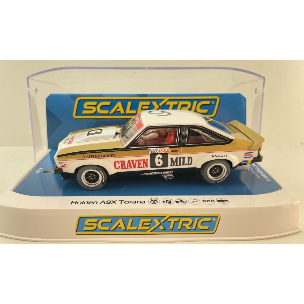 Scalextric C4604F Holden A9X Torana - 1978 Bathurst 2nd Place Grice & Leffl AU Only Slot Car 1:32 Scale
