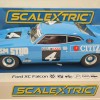 Scalextric C4618F Ford XC Falcon 1977 Bathurst 1000 Brabham & Brabham AU Only Slot Car 1:32 Scale