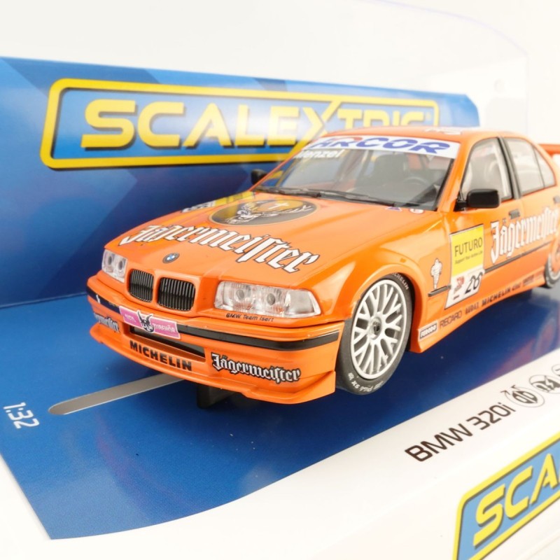 Scalextric C4624 BMW 320i Slot Car - STW 1996 - Jägermeister Slot Car 1:32 Scale