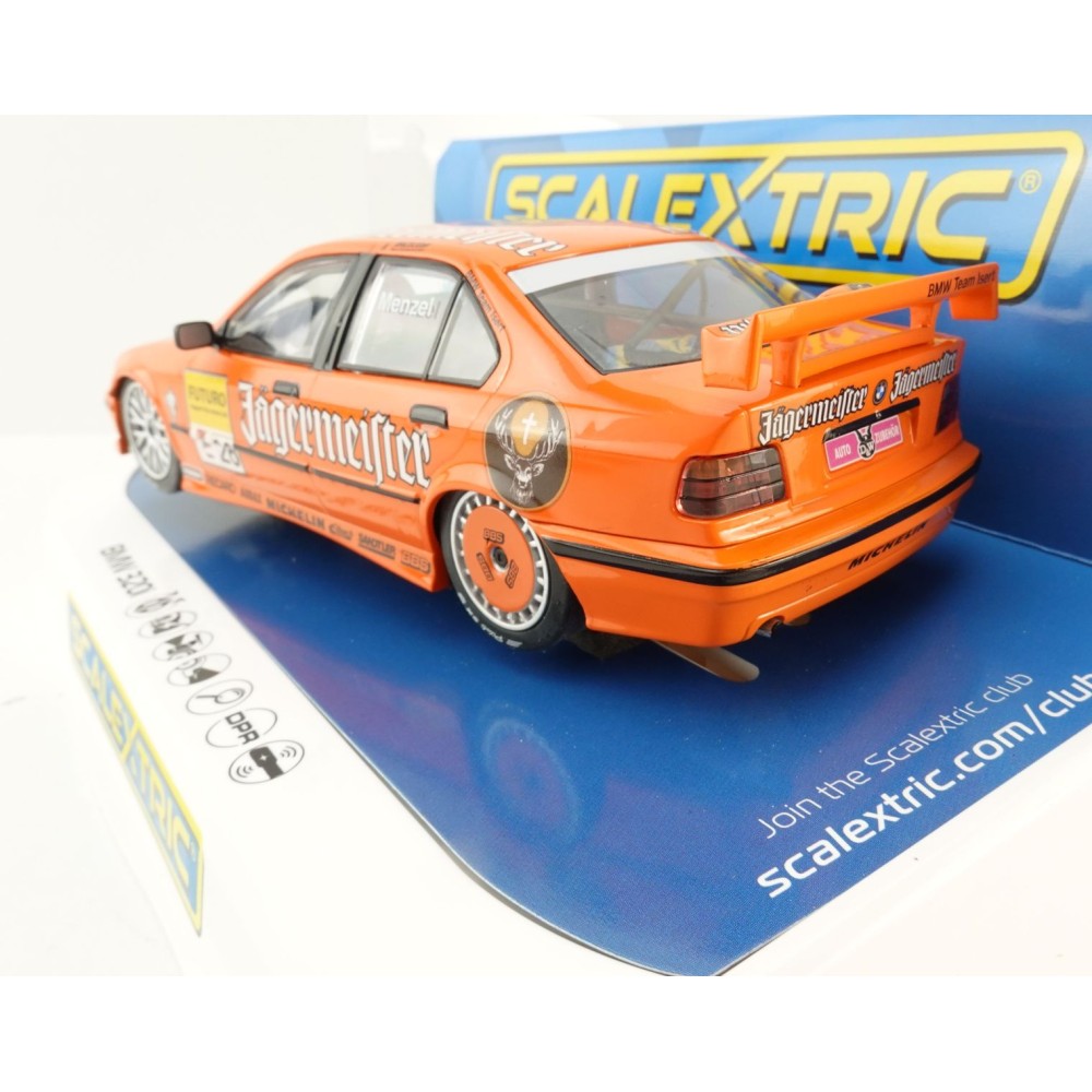Scalextric C4624 BMW 320i Slot Car - STW 1996 - Jägermeister Slot Car 1:32 Scale