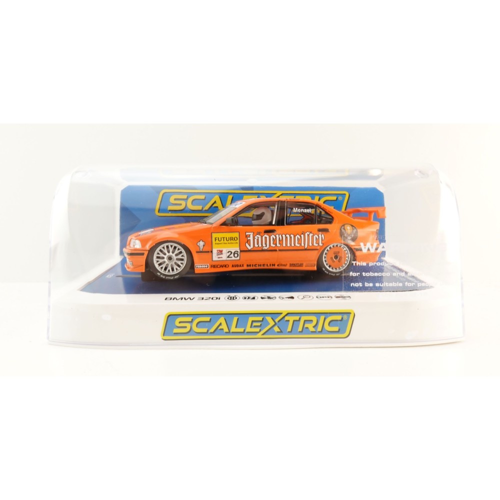 Scalextric C4624 BMW 320i Slot Car - STW 1996 - Jägermeister Slot Car 1:32 Scale