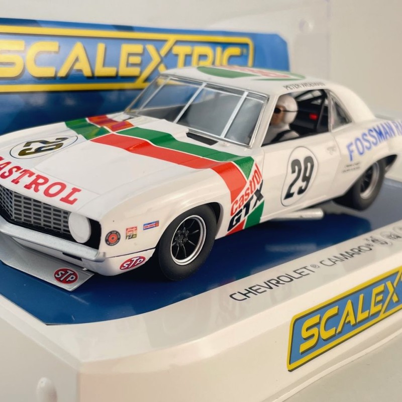 Scalextric C4643 Chevrolet Camaro - Castrol Racing Trans AM Slot Car 1:32 Scale