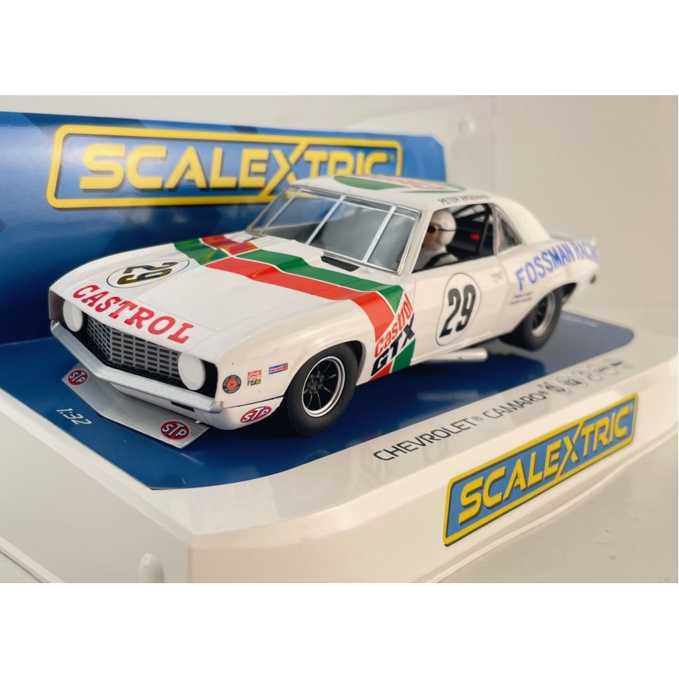 Scalextric C4643 Chevrolet Camaro - Castrol Racing Trans AM Slot Car 1:32 Scale