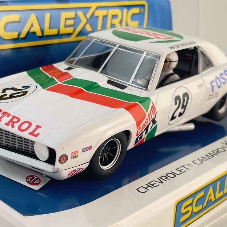 Scalextric C4643 Chevrolet Camaro - Castrol Racing Trans AM Slot Car 1:32 Scale