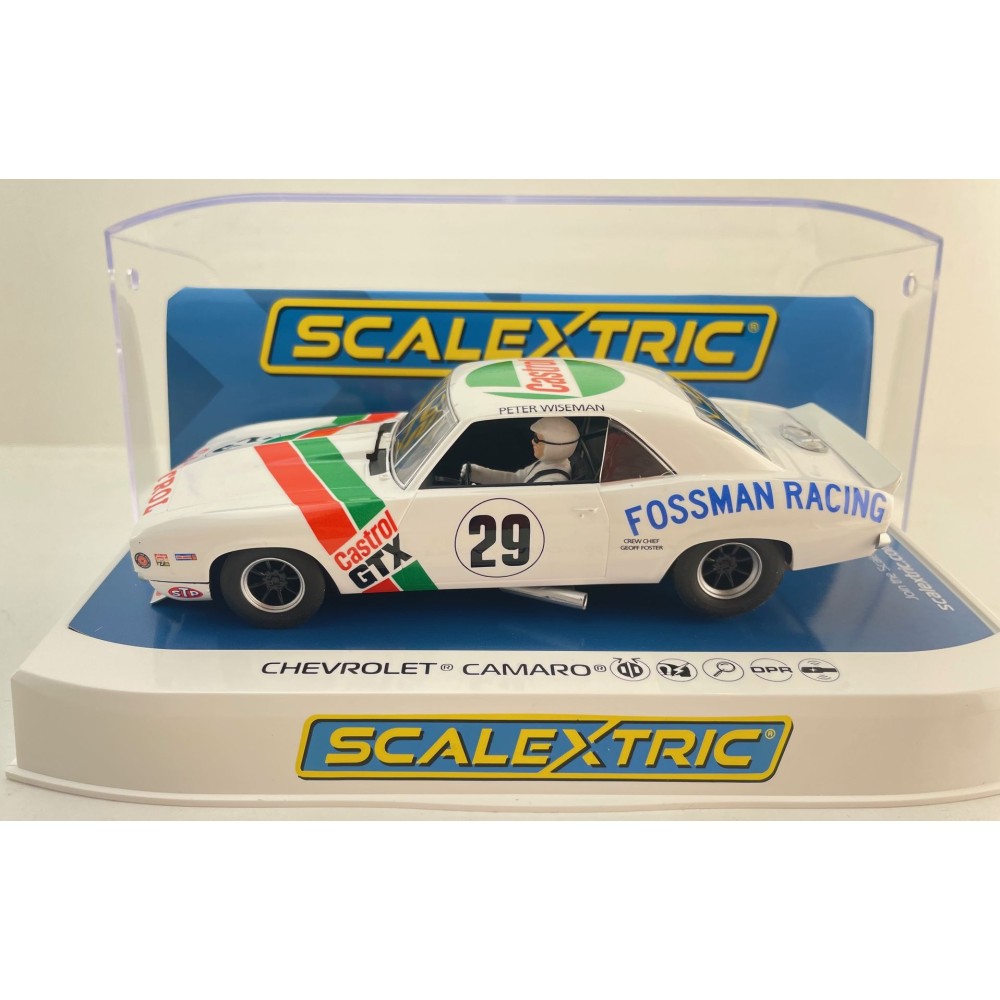 Scalextric C4643 Chevrolet Camaro - Castrol Racing Trans AM Slot Car 1:32 Scale