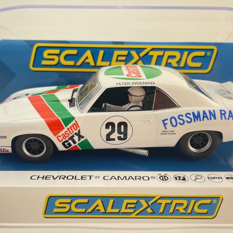 Scalextric C4643 Chevrolet Camaro - Castrol Racing Trans AM Slot Car 1:32 Scale