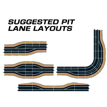 Scalextric C7015 - Digital Pit Lane Track Right Hand - Includes Sensor