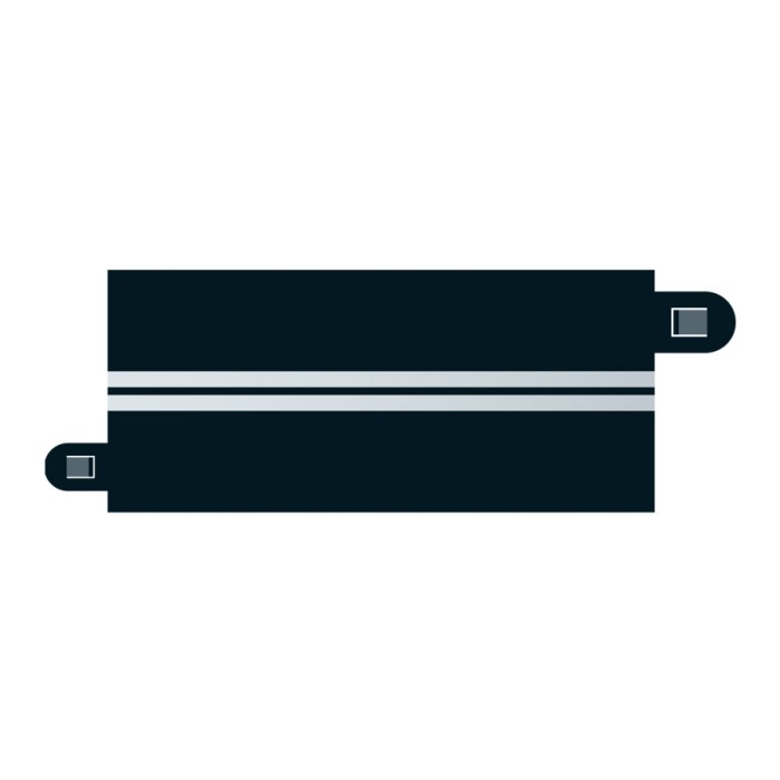 Scalextric C7016 - Digital Single Lane Track Half-straight 175mm x 4
