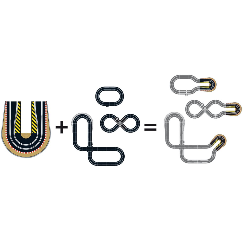 Scalextric C8195 - Hairpin Curve Track Accessory Pack - Scale 1:32