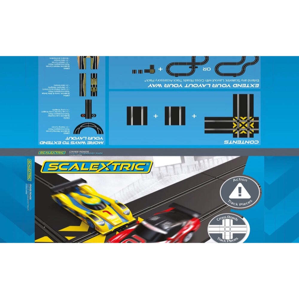 Scalextric C8213 - Cross Roads Track Accessory Pack - Scale 1:32