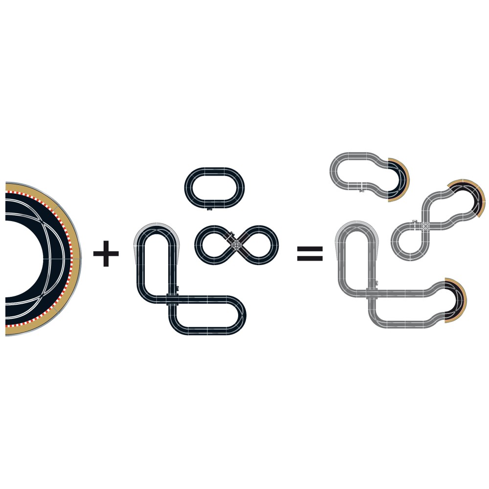 Scalextric C8510 - Track Extension Pack 1 Curve - Scale 1:32