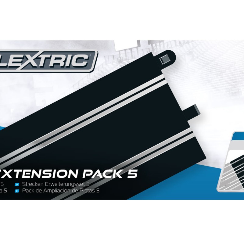 Scalextric C8554 - Track Extension Pack 5 - 8x C8205 Straights - Scale 1:32