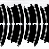 Scalextric C8555 - Track Extension Pack 6 - 8x R3 Curves - Scale 1:32