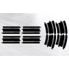 Scalextric C8556 - Track Extension Pack 7 - 4x Standard Straights x 4 R3 Curves  - Scale 1:32