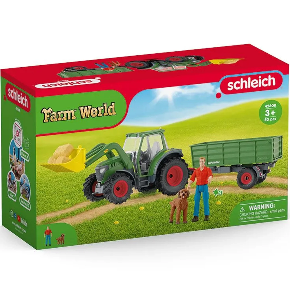 Schleich 42608 - Tractor with Trailer - Farm World