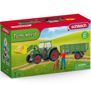 Schleich 42608 - Tractor with Trailer - Farm World