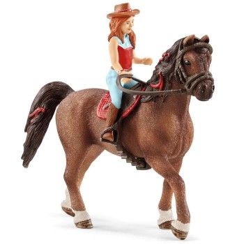 Schleich 42411 - Hannah & Cayenne - Quarter Horse Gelding