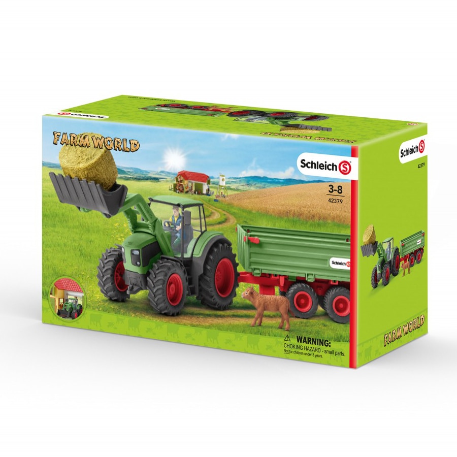 Schleich 42379 - Tractor with Trailer Playset