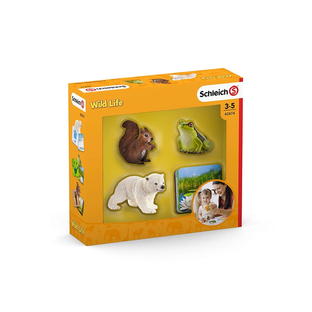 Schleich 42474 Wild Life flash cards - Wild Life