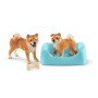 Schleich 42479 - Shiba Inu Mother And Puppy - Farm World