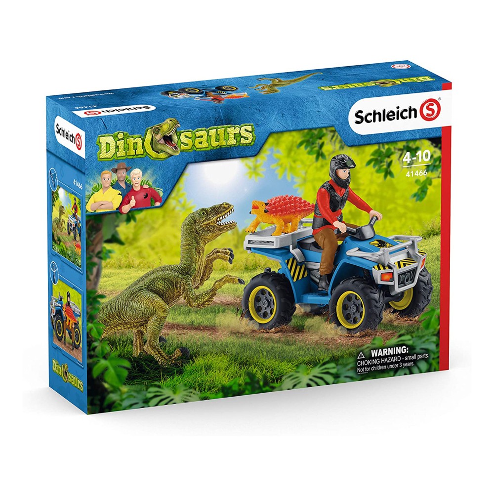 Schleich 41466 - Quad Escape from Velociraptor - Dinosaurs