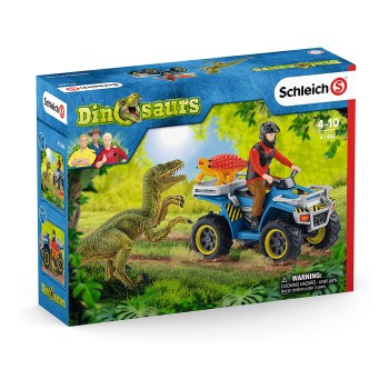 Schleich 41466 - Quad Escape from Velociraptor - Dinosaurs