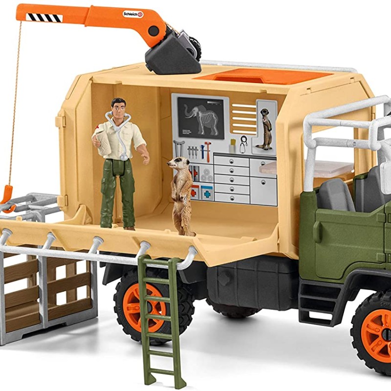 Schleich 42475 - Animal Rescue Large Truck - Wild Life