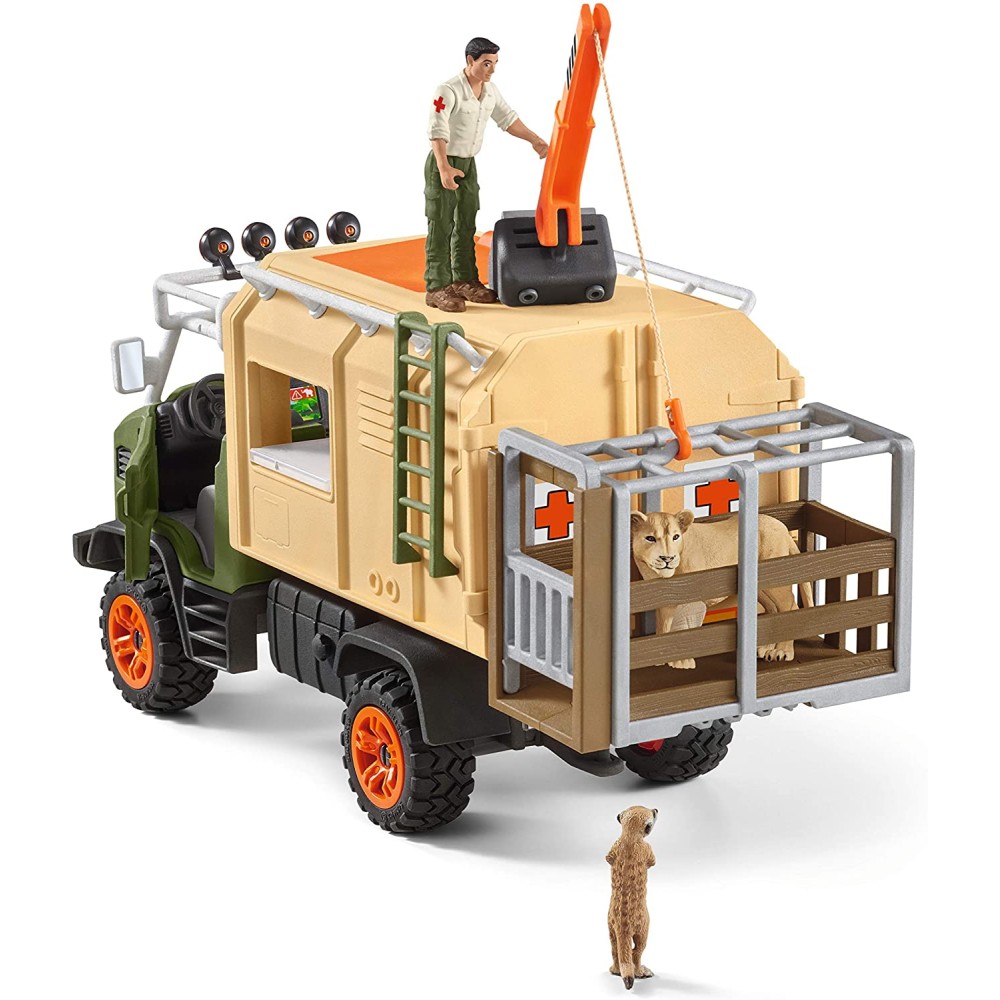 Schleich 42475 - Animal Rescue Large Truck - Wild Life