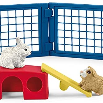 Schleich 42500 - Rabbit and Guinea Pig Hutch - Farm World