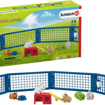 Schleich 42500 - Rabbit and Guinea Pig Hutch - Farm World