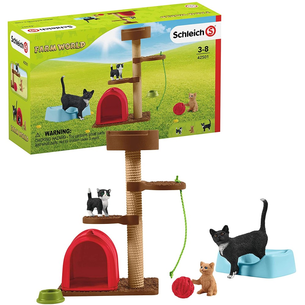 Schleich 42501 - Playtime for Cute Cats  - Farm World