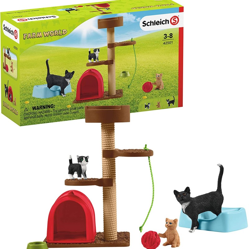 Schleich 42501 - Playtime for Cute Cats  - Farm World