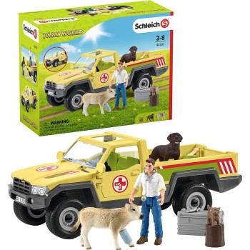 Schleich 42503 - Farm World - Veterinarian Visit at Farm