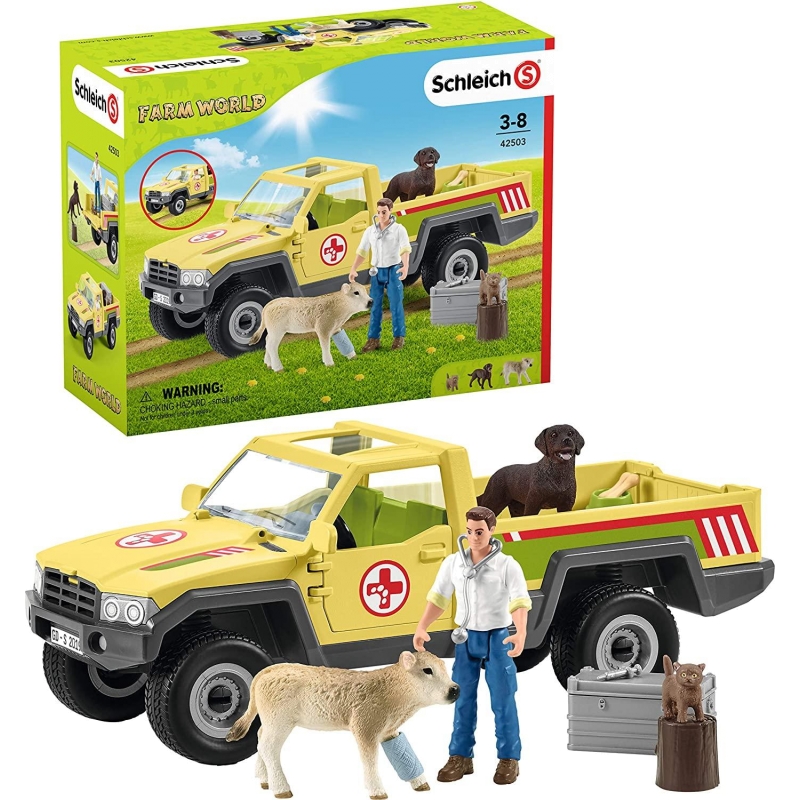Schleich 42503 - Farm World - Veterinarian Visit at Farm