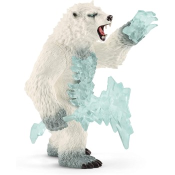 Schleich 42510 - Blizzard Bear with Weapon - Eldrador Creatures