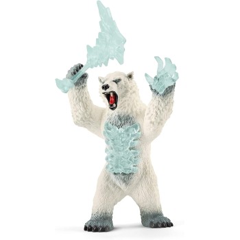 Schleich 42510 - Blizzard Bear with Weapon - Eldrador Creatures