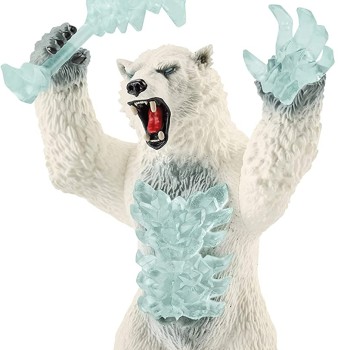 Schleich 42510 - Blizzard Bear with Weapon - Eldrador Creatures