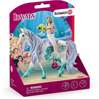 Schleich 42509 - Bayala Mermaid riding on sea unicorn